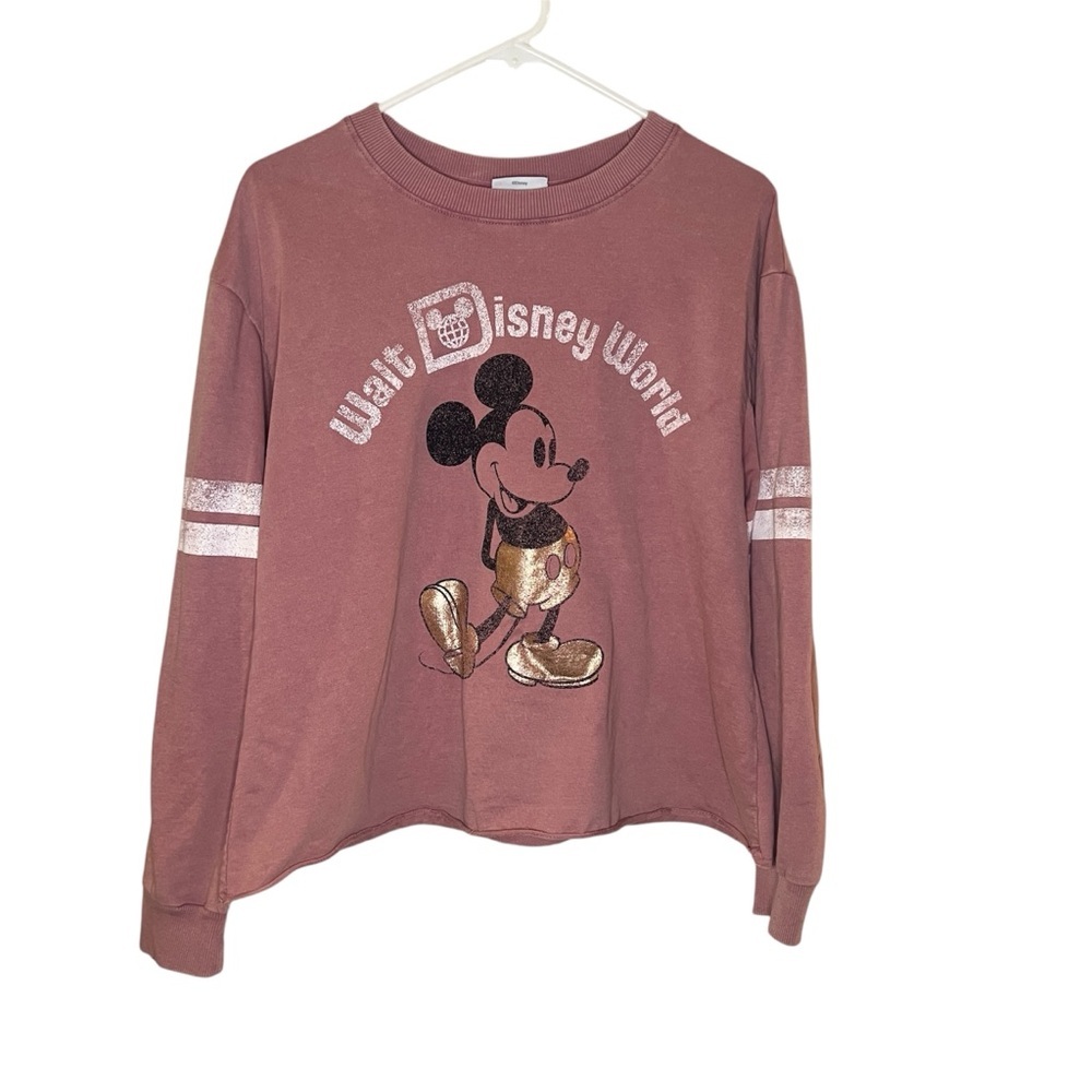 Disney Mickey Mouse Sweatshirt - Pink - Picture 1 of 5